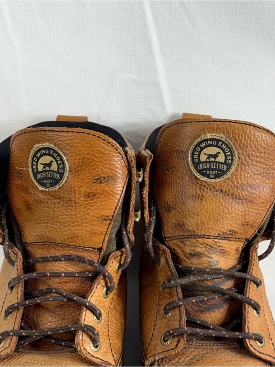 Red Wing Irish Setter Hunt Waterproof Brown Leather Boots Mens Size 15 E2 Work main image 10